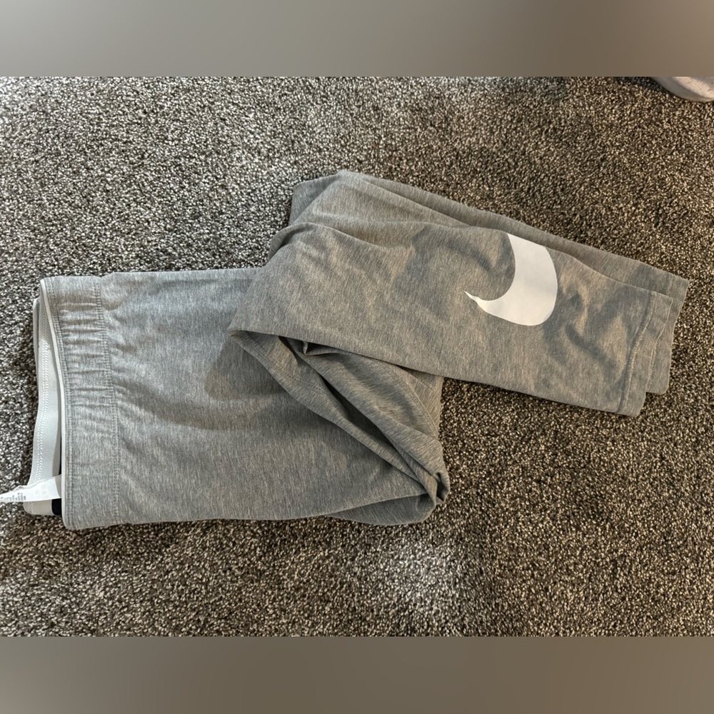 Nike Gray Cotton Leggings
